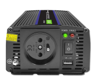 Qoltec Przetwornica napięcia 600 MS Wave | 12V na 230V | 300/600W | - 1190371 - zdjęcie 3